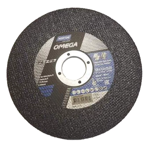 125x1,6 OMEGA 2in1 A60W Norton (Norton Omega 2in1 vágókorong)  (Akciós !) 35010280