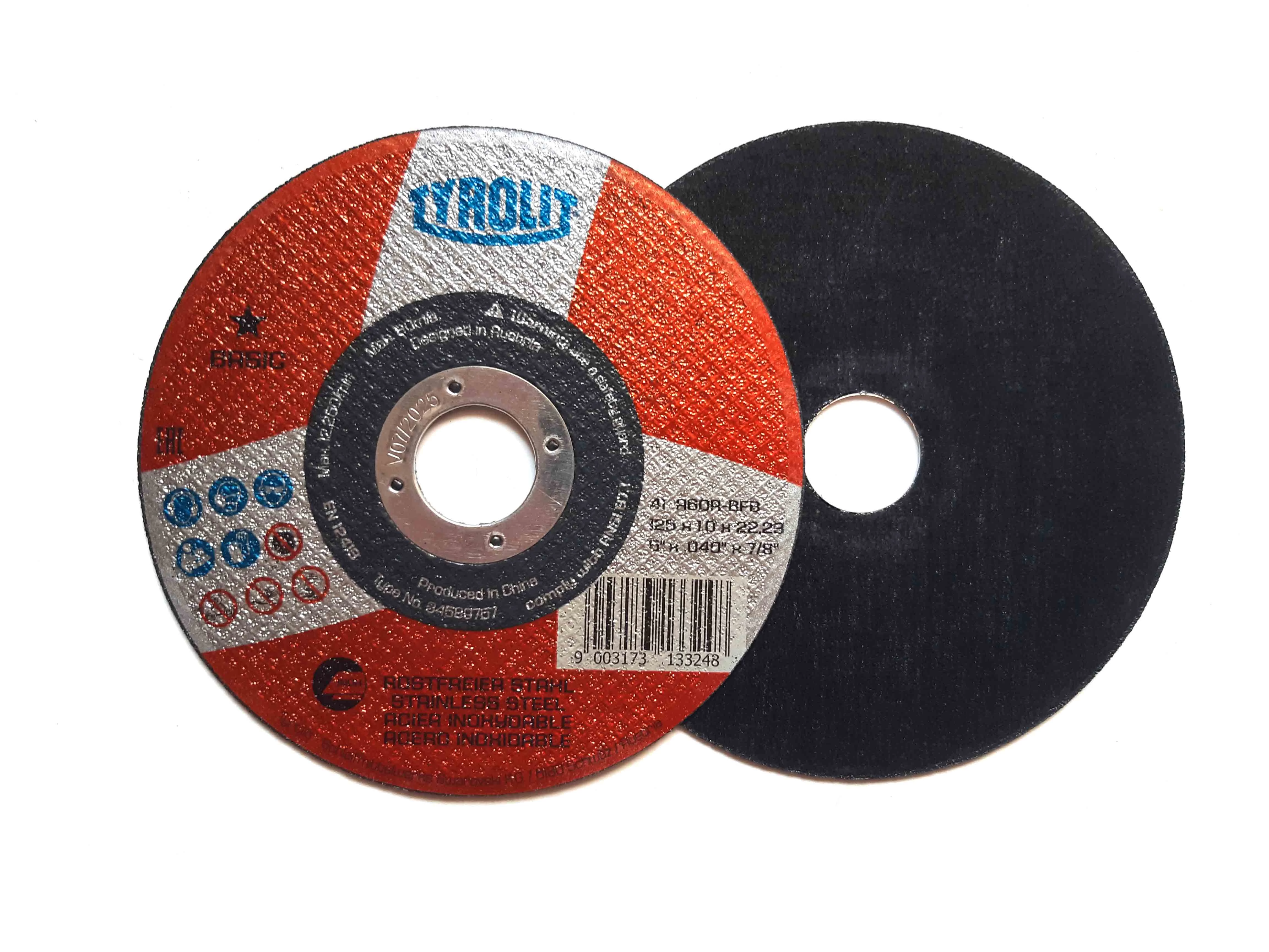 125x1   41CA60-BF InoxBasicTyr (Tyrolit Basic inox vágókorong)  35010032