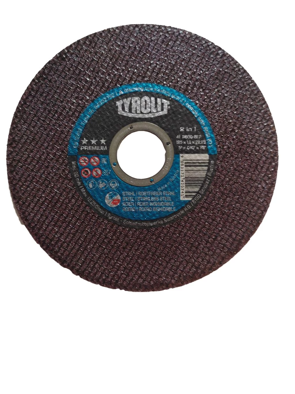 125x1   41FA60QBFXA 2in1PreTyr (Tyrolit Premium 2in1 vágókorong)  35010026