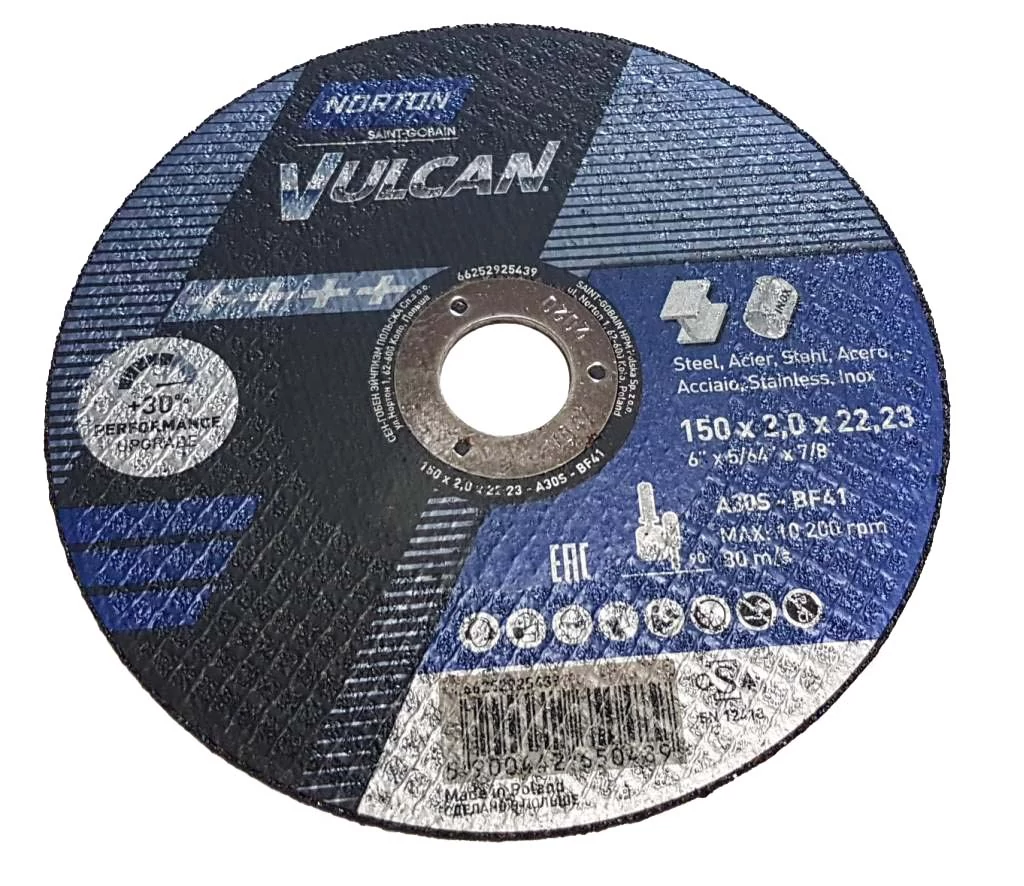 150x2   A60S-BF41    NortonVul (Norton Vulkan 2in1 vágókorong)  35010187