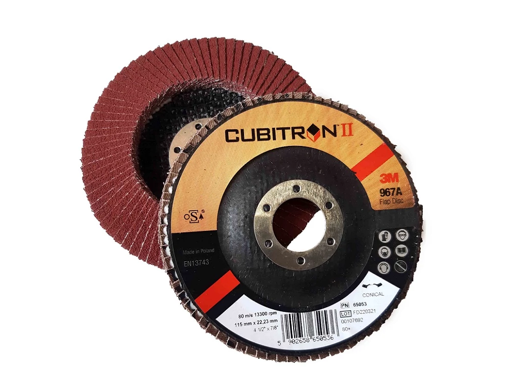 125x22,2 P 80 T29-kúpos 967A 3M (3M 967A Cubitron II kerámia lamellástárcsa)  41010396